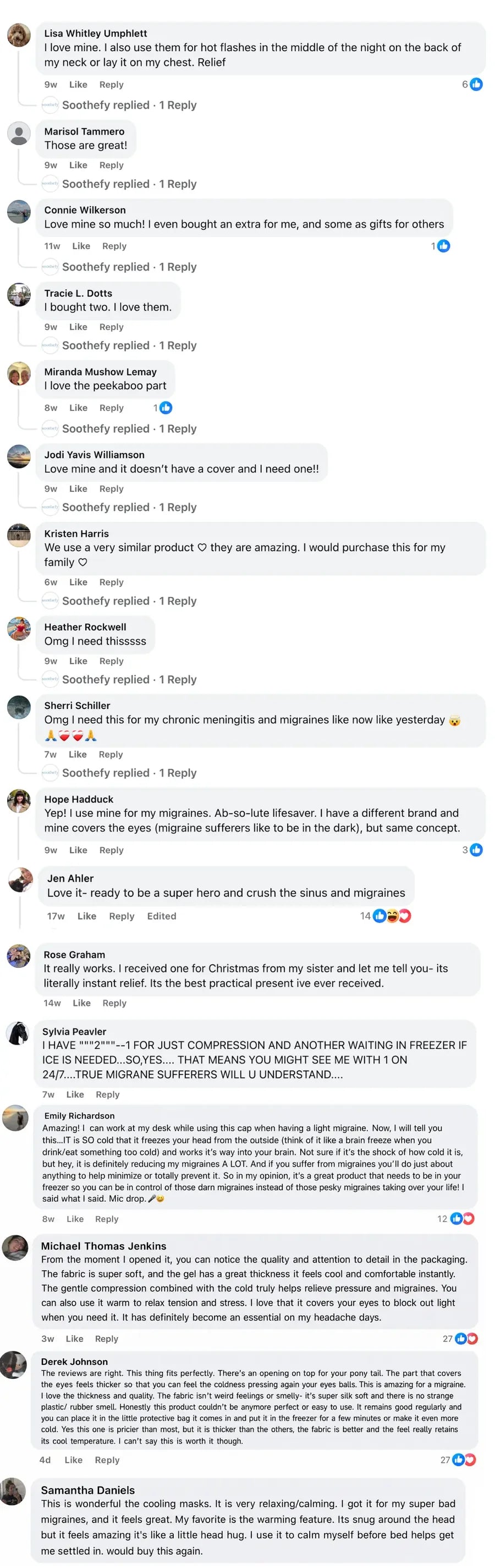 Customer comments